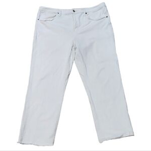 Mossimo High Rise Straight Leg Cropped Jeans